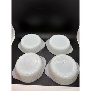 4, Anchor Hocking Fire King  Petite oven Proof Baking Dessert Dishes - 1.5 Qt.